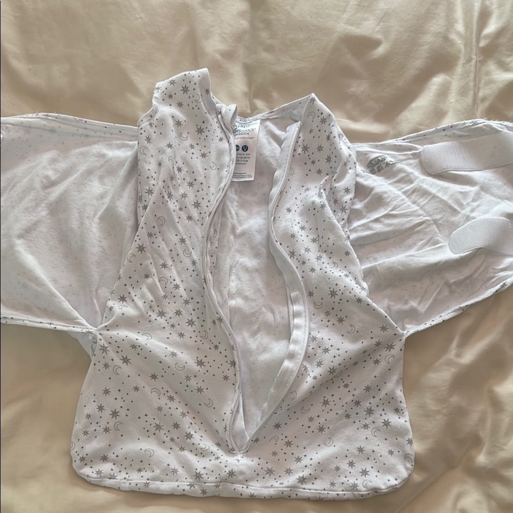 HALO 100% Cotton Sleepsack Swaddle, TOG 1.5, Newborn, 0-3 Months
